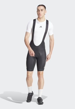 ESSENTIALS 3-STRIPES PADDED CYCLING BIB - Dungarees - black