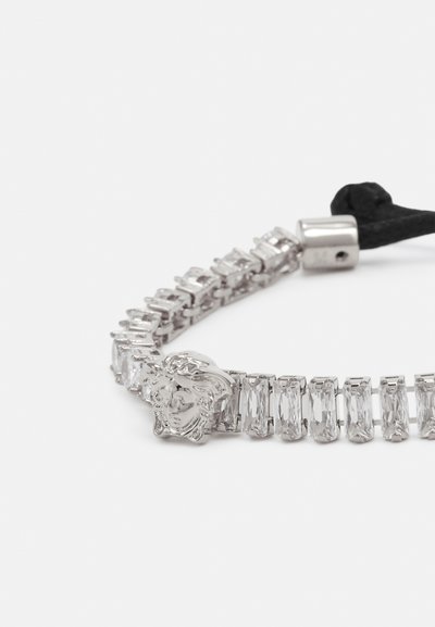 Versace BRACELET UNISEX - Náramok - silver-coloured/black