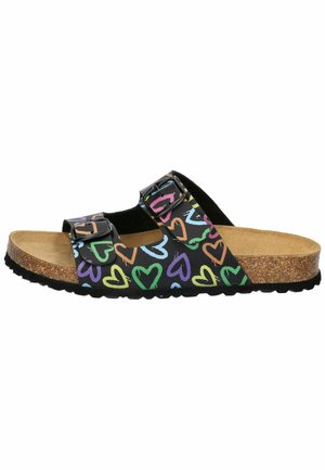 LICO HEART - Mules - schwarz