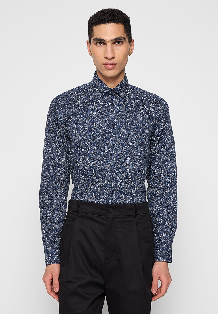 lindbergh Overhemd donkerblauw