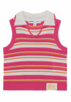 HARLEY SMILEYWORLD STRIPE - Svetrík - pink