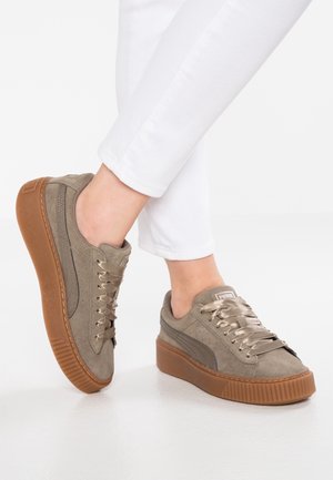 Baskets basses - khaki