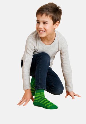 Yuhu STOPPER 3ER PACK FUßBALL  - Socks - weiß/grün/schwarz