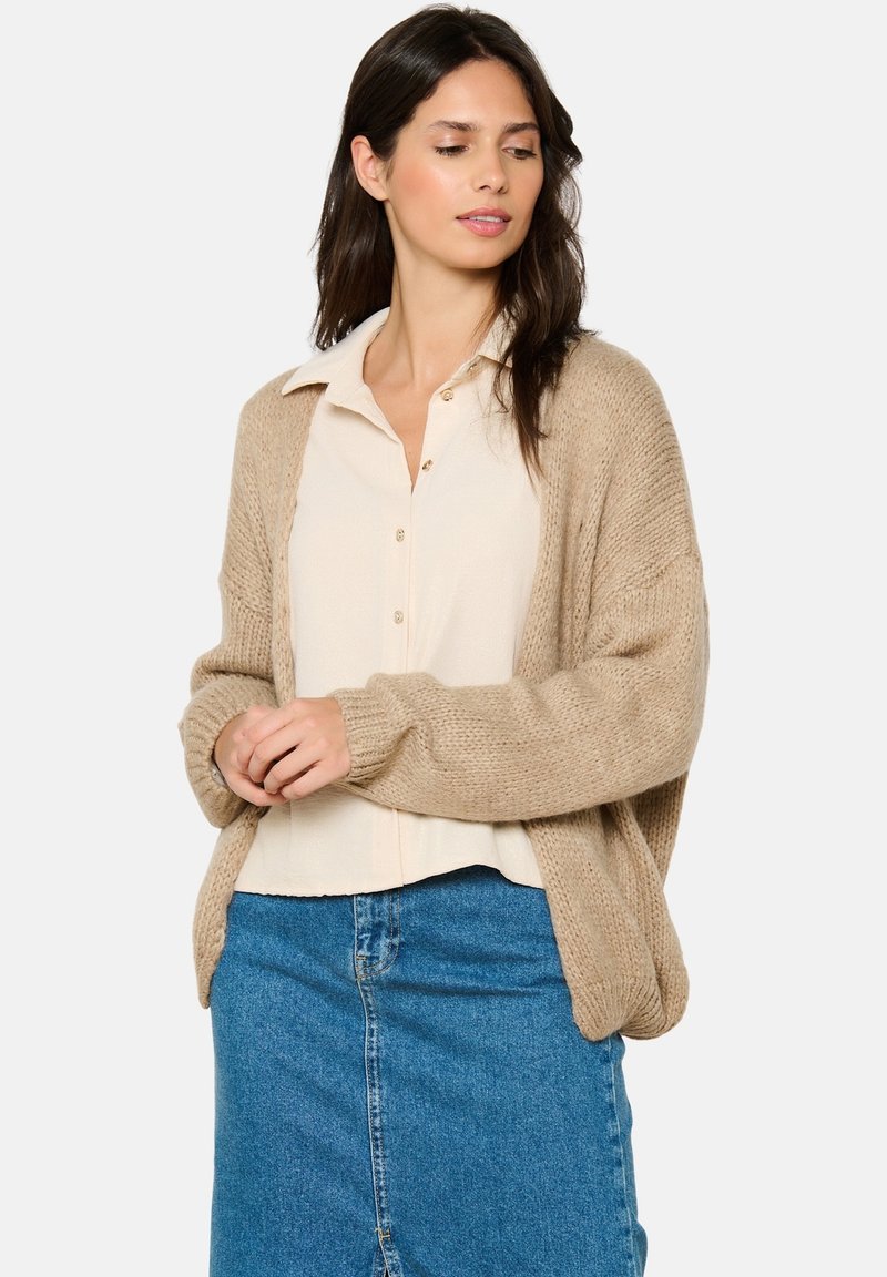 LolaLiza OPEN - Cardigan - camel