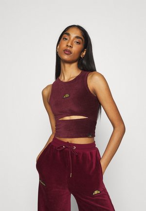 KHLO - Top - burgundy
