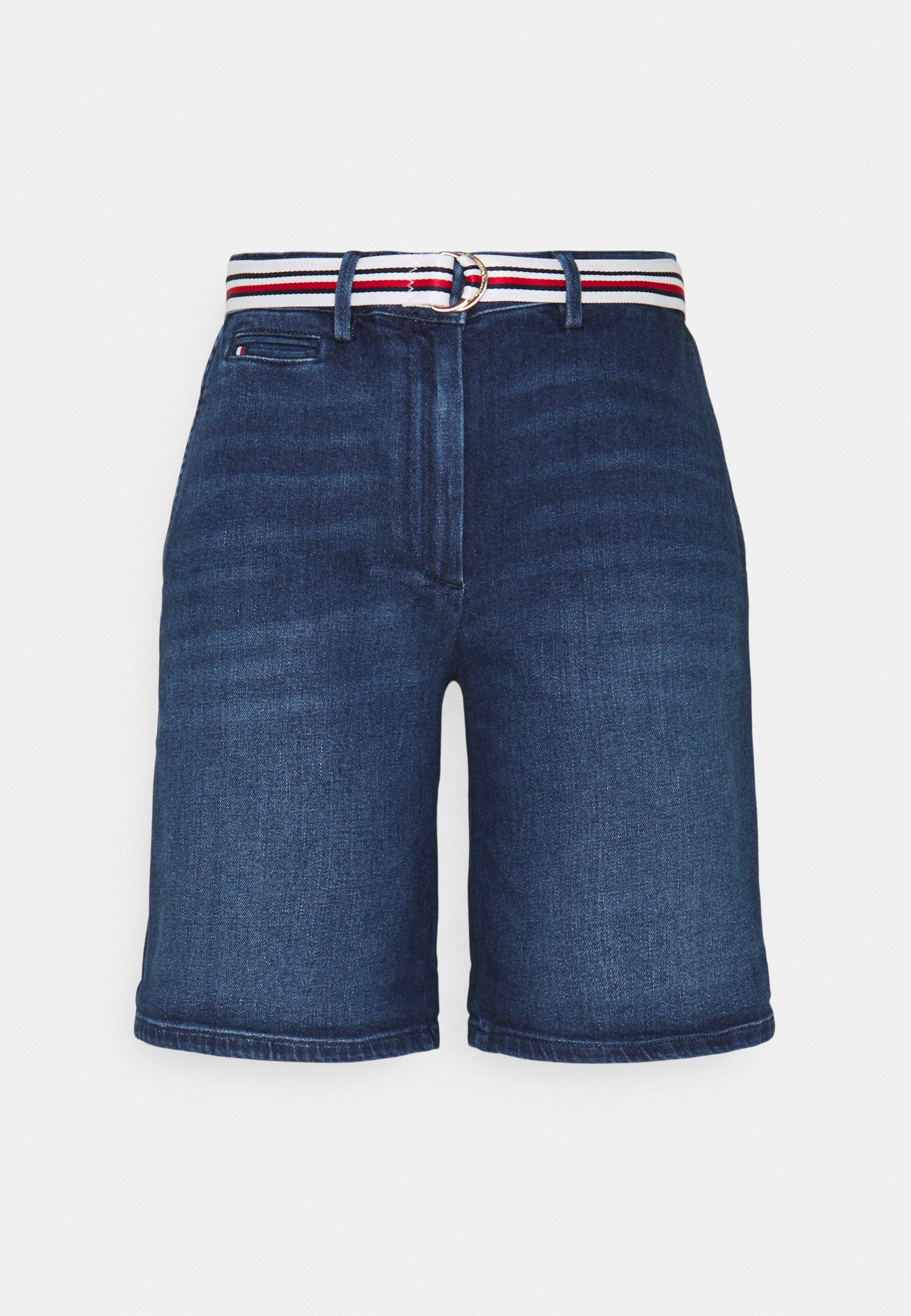 Tommy Hilfiger SLIM BERMUDA - Shorts di jeans - tam/blu scuro - Zalando.it