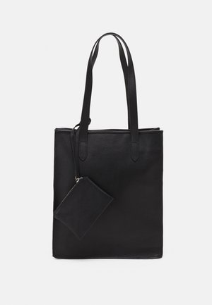 LEATHER - Shopping Bag - black