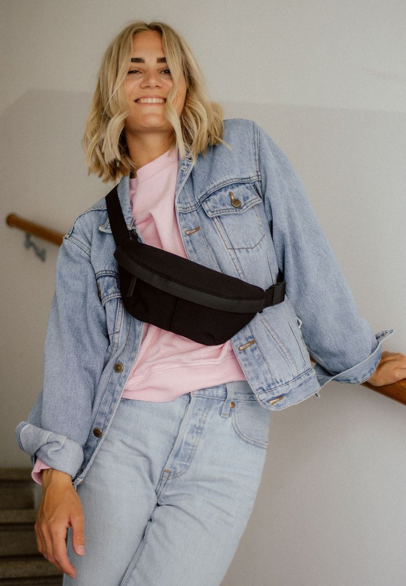 Kapten & Son SVEG - Sac banane - all black/noir - ZALANDO.FR