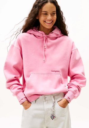 SCRIPT - Felpa con cappuccio - mystic pink