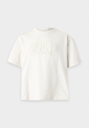 GAP, CHAIN STITCH LOGO CROP TEE - Μπλουζάκι με στάμπα - carls stone