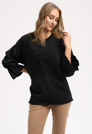 ELEGANT - Sweatshirt - black