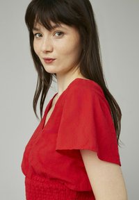 BZB EN BRODERIE ANGLAIS - Blouse - rouge