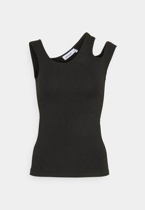 Weekday ZARI ASSYMETRIC - Top - black