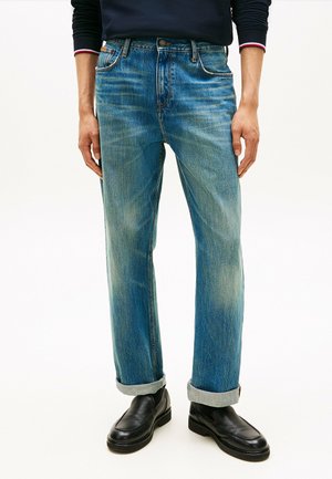 Vaqueros rectos - mario blue