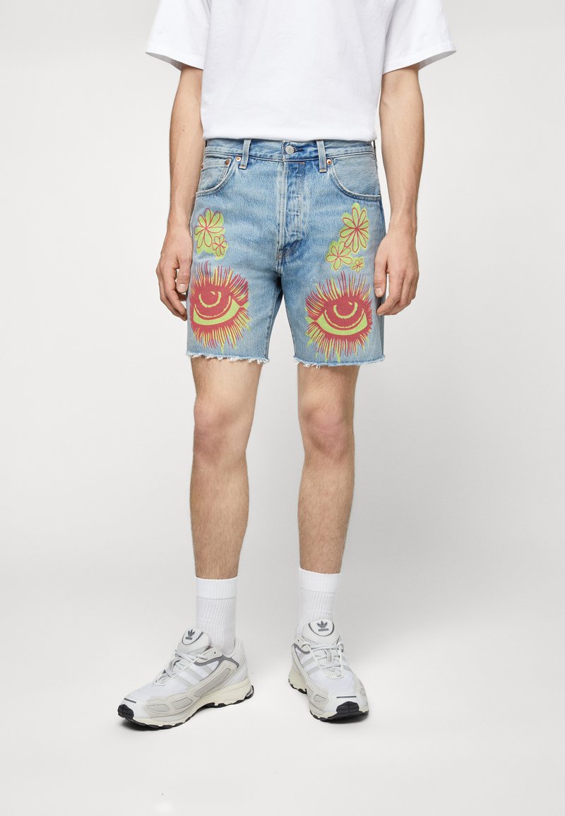 Damen Kleider | Levi's® CRAZY LEGS UNISEX Jeans Shorts indigo/hellblau - GL87253 Damen Kleider | Levi's® CRAZY LEGS UNISEX Jeans Shorts indigo/hellblau - GL87253