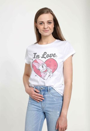 Henry Tiger MICKEY CLASSIC IN LOVE DAISY - T-shirt z nadrukiem