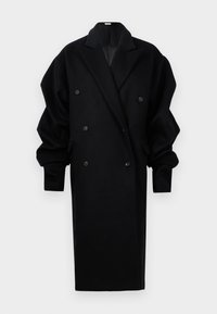 PLEATED SLEEVE COAT - Manteau classique - black