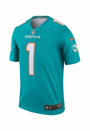 NFL MIAMI DOLPHINS TUA TAGOVAILOA  - T-shirt imprimé - aqua
