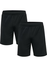 Hummel - 2 PACK SET - Trainingsbroek - black black Miniatuurafbeelding 1