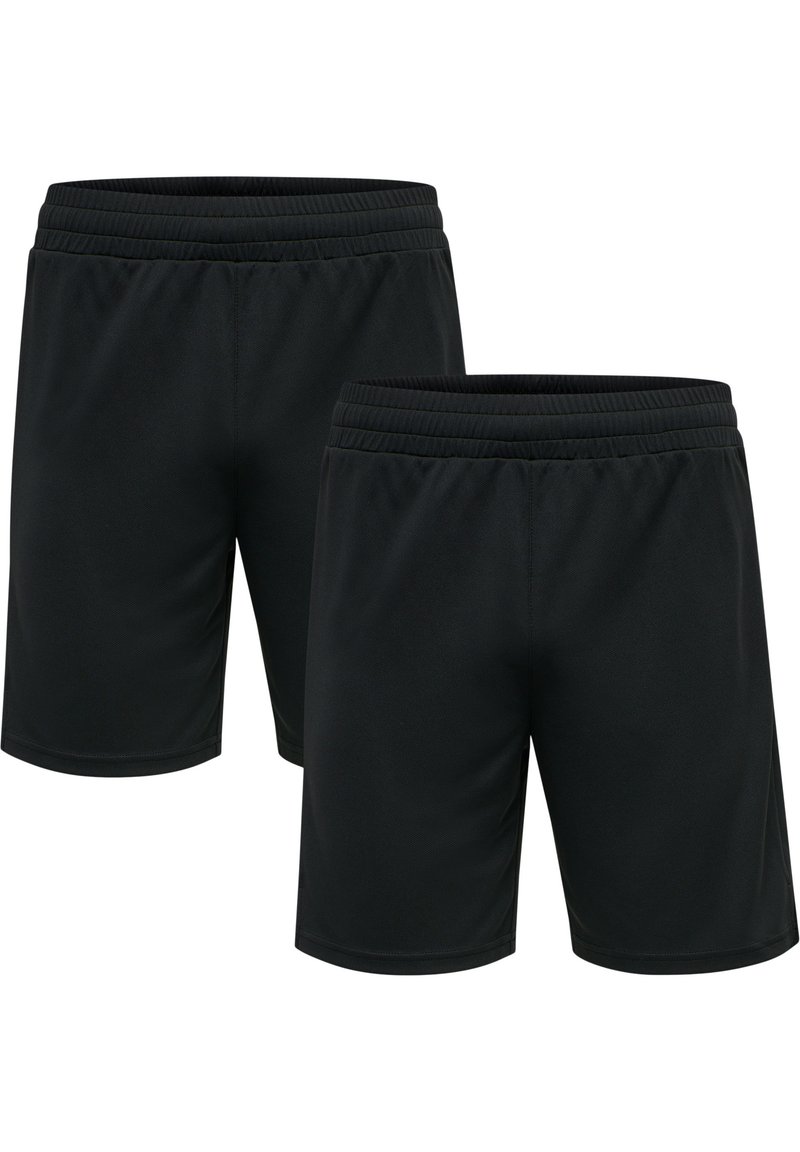 Hummel - 2 PACK SET - Trainingsbroek - black black, Vergroten