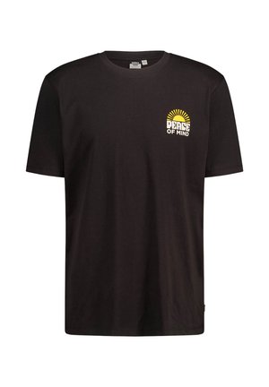 America Today, T-shirt print - black smoke