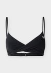 ESSENTIALS WRAP - Top de bikini - anthracite