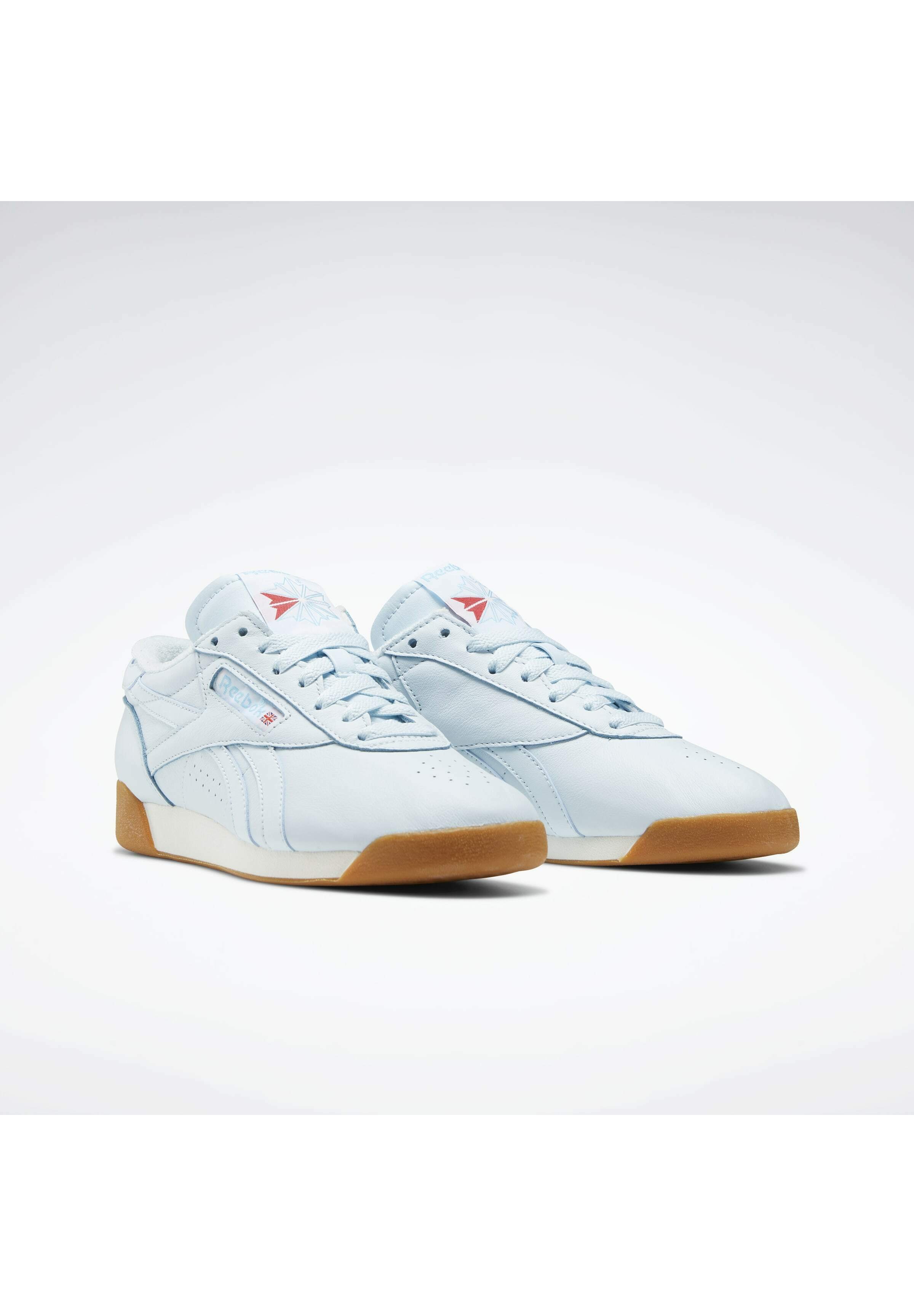 reebok light blue trainers