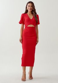 TUSSAH JAYNA MIDI  - Laisvo kirpimo suknelė - red