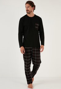 Buratti REGULAR FIT SET - Komplet pidžame - black