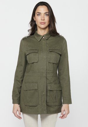 Jachetă parka - kaki   khaki