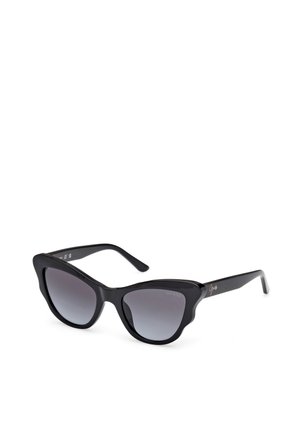 GUESS - Lunettes de soleil - glossy black smoke gray