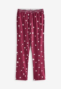 Next SHORT SLEEVE SET - REGULAR FIT - Pijama - berry red stars