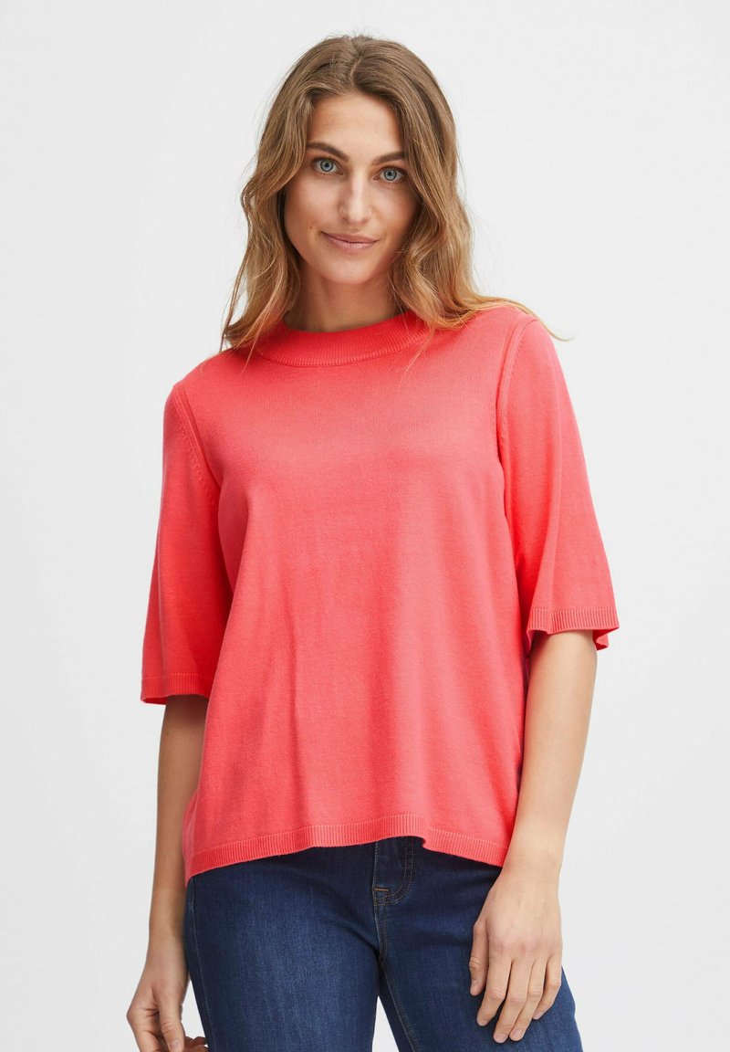 Fransa - FRBLUME PU 14 - T-shirt basique - pink, Agrandir