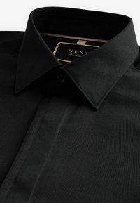 Next REGULAR FIT - LONG SLEEVE SINGLE CUFF PIPED  - Hemd - black