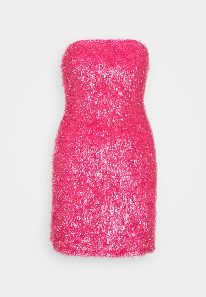 Never Fully Dressed Gebreide jurk donkerroze Never Fully Dressed Gebreide jurk donkerroze