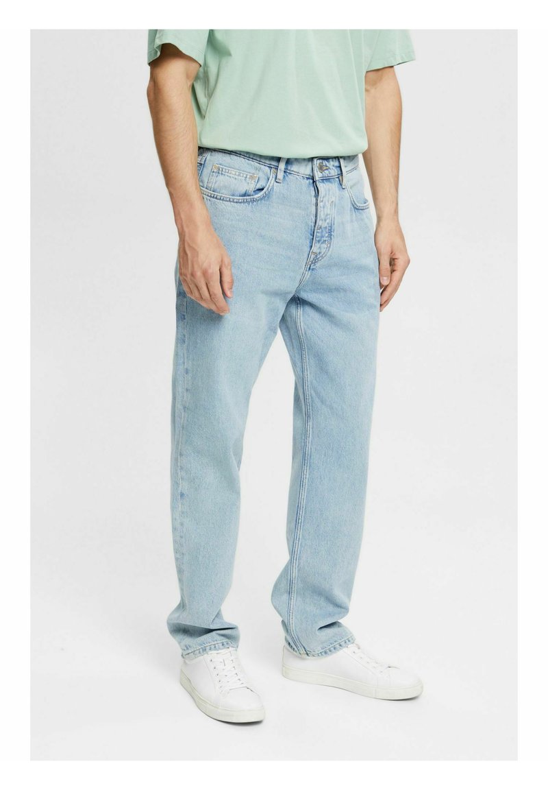 Esprit Straight leg jeans blue bleached/bleached denim Zalando.co.uk