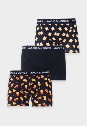 Jack & Jones, JACKEVIN FOOD 3 PACK - Trunks - black/sky captain