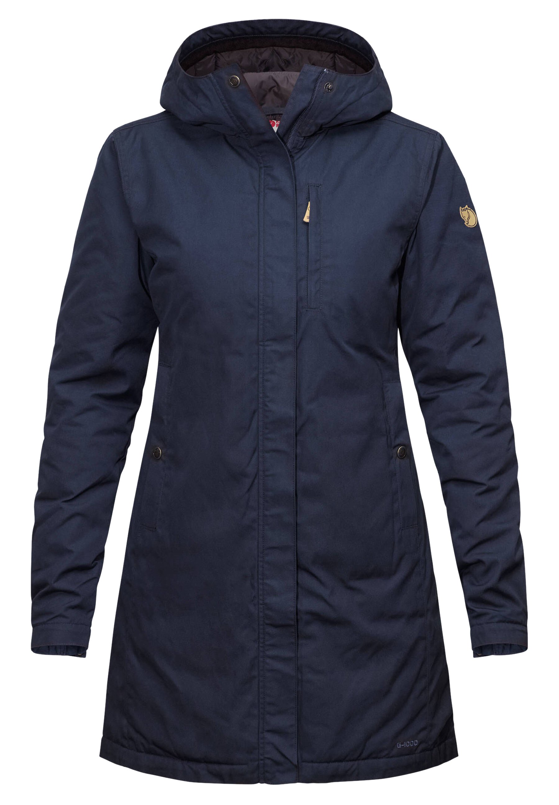 Fjällräven KIRUNA PADDED PARKA W Parka dunkelblau/dark blue