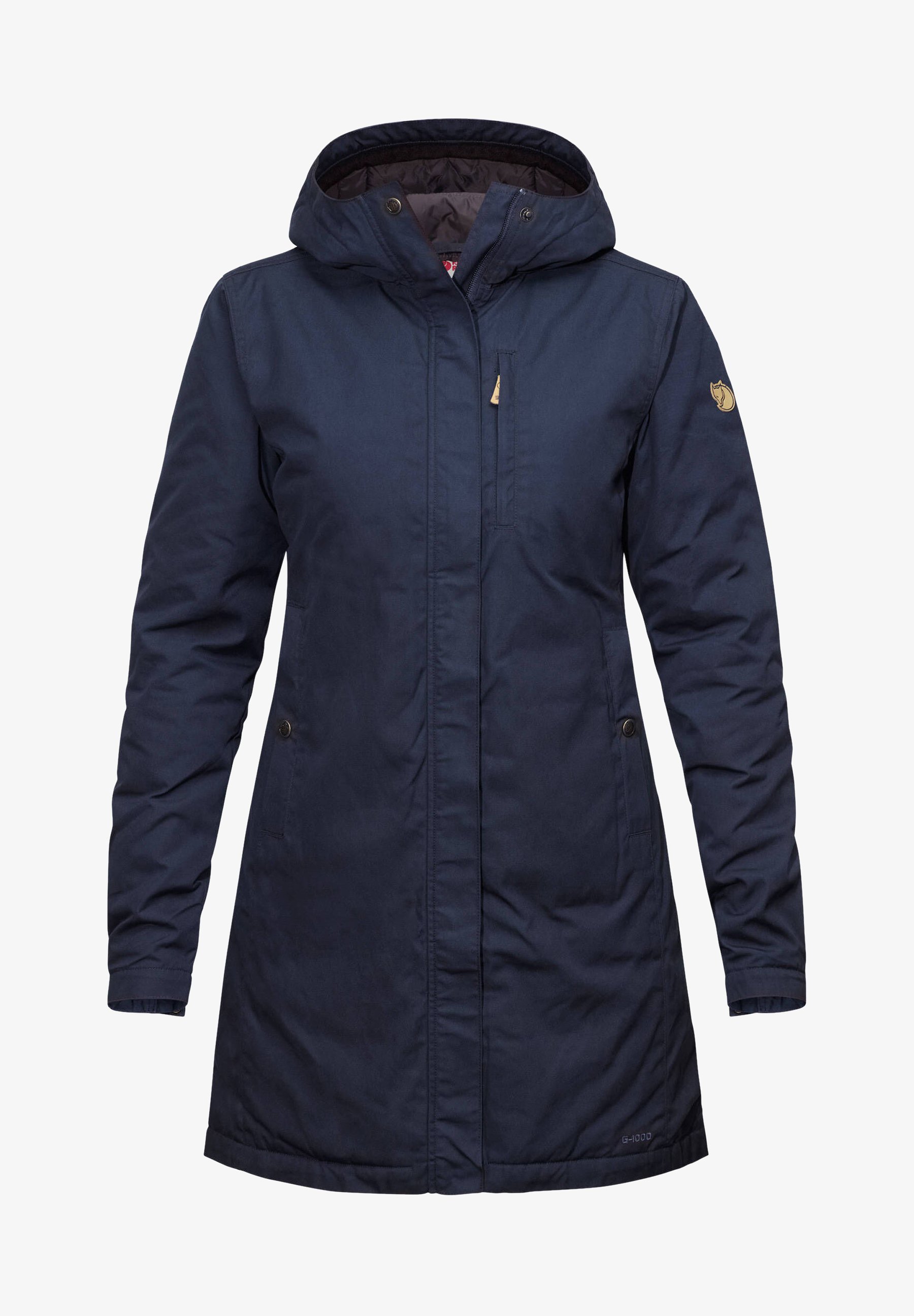 Fjällräven KIRUNA PADDED PARKA W Parka dunkelblau/dark blue
