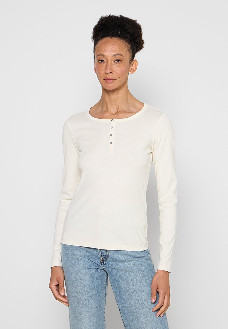 mustang Longsleeve wit