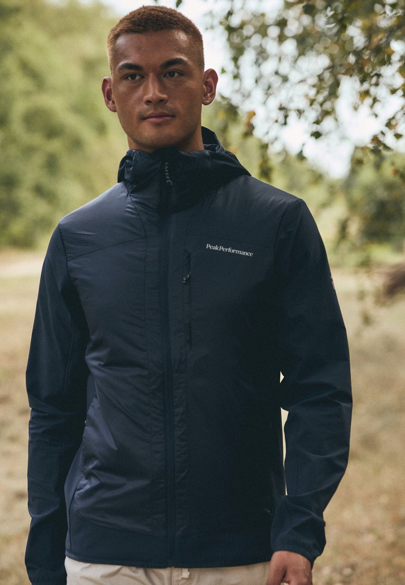 Peak Performance RADIANCE HYBRID HOOD - Μπουφάν εξωτερικού χώρου - blue shadow