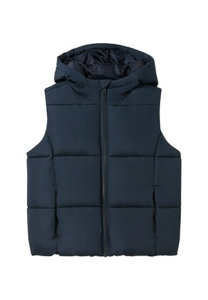 PUFFER MIT KAPUZE - Weste - sky captain blue