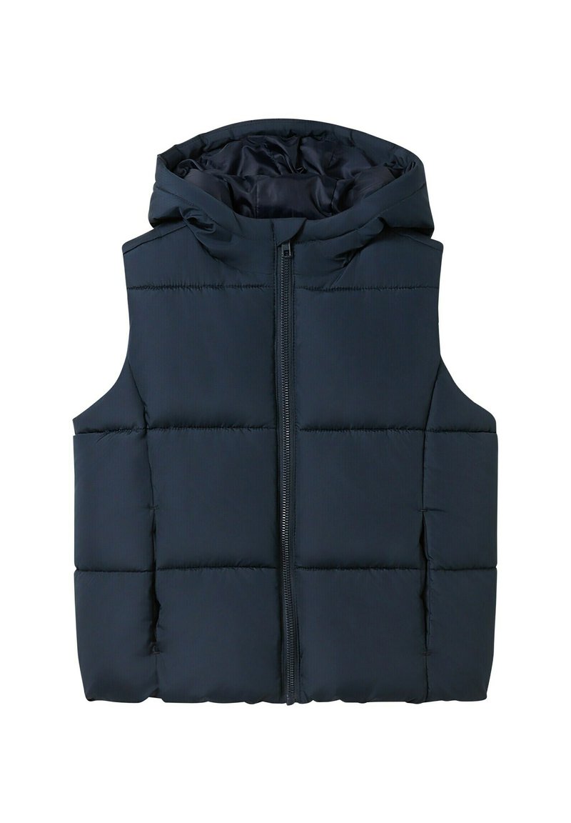 TOM TAILOR PUFFER MIT KAPUZE - Weste - sky captain blue