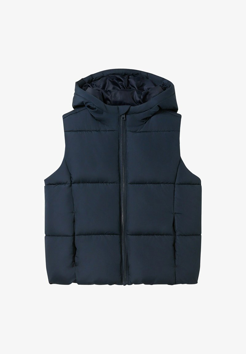 TOM TAILOR PUFFER MIT KAPUZE - Weste - sky captain blue