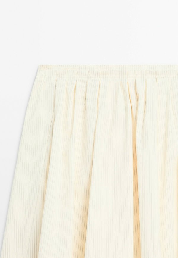 A-line skirt - mottled beige2