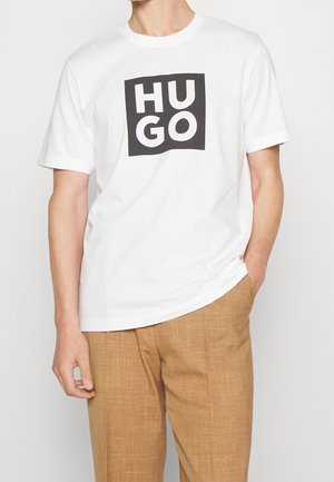 T-shirt med print - white