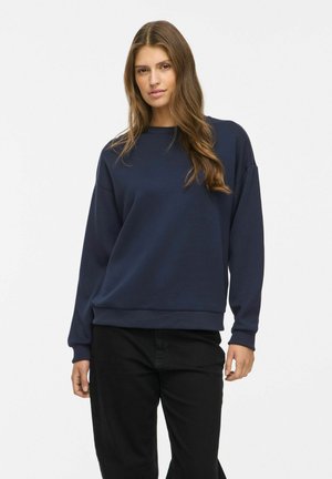 VILA, VISANDY L/S SWEAT TOP - NOOS - Суитшърт - dark sapphire