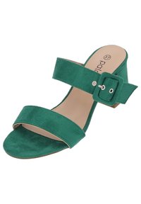 Palado Pantofle na podpatku - green