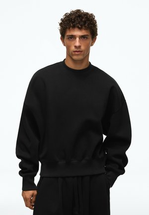 Bershka, ROUND NECK - SWEATSHIRT - Sweatshirt - black