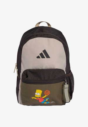 LK THE SIMPSONS - Hátizsák - night brown/olive strata/wonder beige